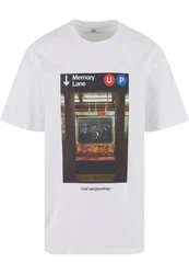 Upscale by Mister Tee T-Shirt Memory Lane Oversize Tee Grau/Braun