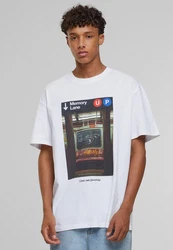 Upscale by Mister Tee T-Shirt Memory Lane Oversize Tee Grau/Braun