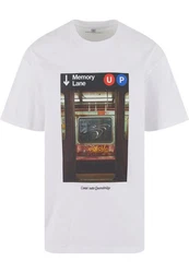 Upscale by Mister Tee T-Shirt Memory Lane Oversize Tee Grau/Braun