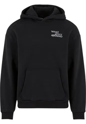 Upscale by Mister Tee In Return Fluffy Hoody Schwarz