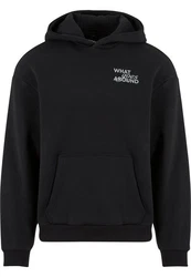 Upscale by Mister Tee In Return Fluffy Hoody Schwarz