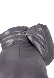 URBAN CLASSICS Winterjacke Recycled Zip Neck Puffer Jacket 
