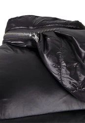 URBAN CLASSICS Winterjacke Recycled Zip Neck Puffer Jacket 