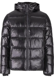 URBAN CLASSICS Winterjacke Recycled Zip Neck Puffer Jacket 