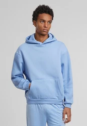 Upscale by Mister Tee Kapuzensweatshirt Faith Is Strength Fluffy Hoody Blau/Hellblau