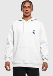 MisterTee Kapuzensweatshirt A S Club Hoody Weiß/Blau/Creme