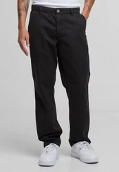 URBAN CLASSICS Chinos Basic Chino Schwarz