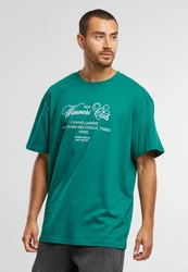 MisterTee T-Shirt Winners Club Oversize Tee Grün/Türkis