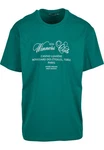 MisterTee T-Shirt Winners Club Oversize Tee Grün/Türkis
