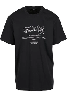 MisterTee T-Shirt Winners Club Oversize Tee Rosa/Schwarz/Gelb MisterTee T-Shirt Winners Club Oversize Tee Rosa/Schwarz/Gelb