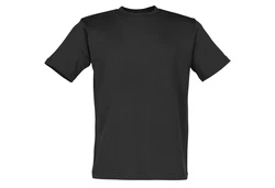 James & Nicholson Rundhalsshirt Basic T-Shirt Schwarz/Dunkelgrau/Grau