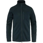 Fjällräven Anorak Abisko Lite Fleece Jacket Herren Dunkelgrün/Dunkelblau/Hellblau