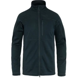 Fjällräven Anorak Abisko Lite Fleece Jacket Herren Dunkelgrün/Dunkelblau/Hellblau