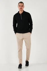 Buratti Sweatshirt Regular Fit Schwarz