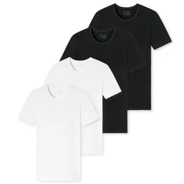 T-Shirt 95/5 Organic Cotton (4-tlg) Rundhalsausschnitt, kurzarm