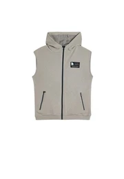 Kapuzensweatshirt Mit Kapuze-Vollreiverschluss Mit Aufdruck