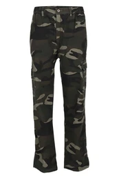 Thermohose 70103 geftterte Winter Freizeit Outdoorhose mit Multitaschen unifarben