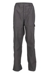 Thermohose 70103 geftterte Winter Freizeit Outdoorhose mit Multitaschen unifarben
