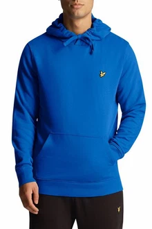 Lyle & Scott Hoodie Pullover royalblau/dunkelgelb/schwarz