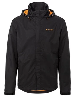 VAUDE Herren Outdoorjacke Escape Light Jacket Schwarz/Orange/Dunkelgrau/Grau