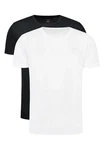 Gant T-Shirt C-NECK 2-PACK schwarz/weiß