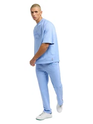 CARLO COLUCCI T-Shirt Donevski Hellblau/Blau
