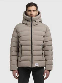 khujo Steppjacke THENO Beige/Braun/Grau/Khaki