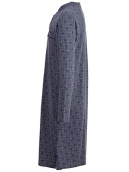 Henry Terre Nachthemd Argyle Style Dunkelblau/Lila/Grau