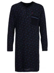 Henry Terre Nachthemd Argyle Style Dunkelblau/Blau/Lila