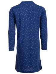 Henry Terre Nachthemd Langarm Dunkelblau/Blau/Hellblau