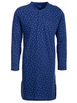 Henry Terre Nachthemd Langarm Dunkelblau/Blau/Hellblau