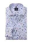 OLYMP Businesshemd Luxor modern fit Weiß/Blau/Dunkelblau/Creme