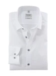 OLYMP Hemd Langarm Weiß/Creme/Dunkelblau OLYMP Hemd Langarm Weiß/Creme/Dunkelblau