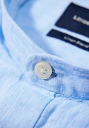 LINDBERGH Leinenhemd Hellblau/Blau