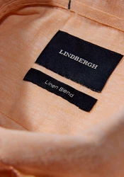 LINDBERGH Leinenhemd Orange/Weiß/Beige/Rosa