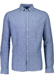 LINDBERGH Leinenhemd Blau/Hellblau/Dunkelblau