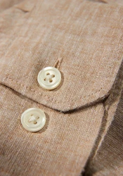 LINDBERGH Leinenhemd Beige/Khaki/Weiß/Braun