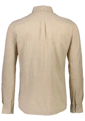 LINDBERGH Leinenhemd Beige/Khaki/Weiß/Braun