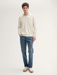 TOM TAILOR Straight-Jeans TTMARVIN blau