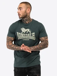 Lonsdale T-Shirt ST. ERNEY Dunkelgrün/Grün