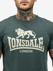 Lonsdale T-Shirt ST. ERNEY Dunkelgrün/Grün
