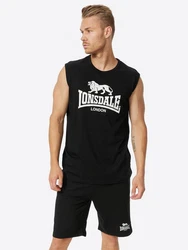 Lonsdale T-Shirt Clopton Rot/Schwarz/Grün/Braun
