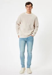 Skinny-fit-Jeans Normale Leibhhe Skinny