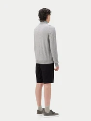 GOBI Cashmere Rollkragenpullover Basic Grau/Hellgrau