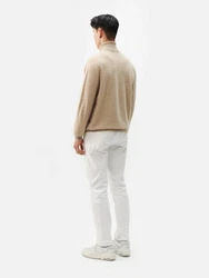 GOBI Cashmere Rollkragenpullover Basic Naturfarbe