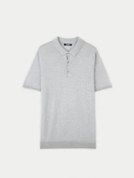 Polokragenpullover Polo-Shirt aus Kaschmir-Seide