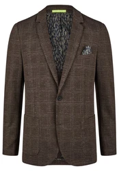 Calamar Sakko Style Cotton Check Braun/Dunkelbraun/Grau