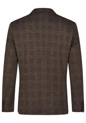 Calamar Sakko Style Cotton Check Braun/Dunkelbraun/Grau