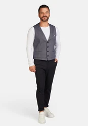 Calamar Anzugweste Cotton 2-Tone Sakko Dunkelgrau/Hellgrau/Grau/Dunkelblau/Hellblau