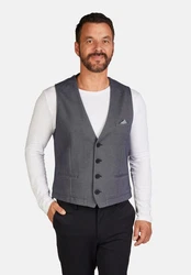 Calamar Anzugweste Cotton 2-Tone Sakko Dunkelgrau/Hellgrau/Grau/Dunkelblau/Hellblau